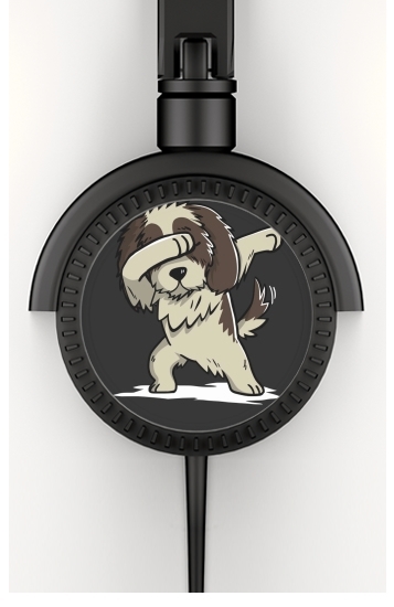  Dog Shih Tzu Dabbing for Stereo Headphones To custom