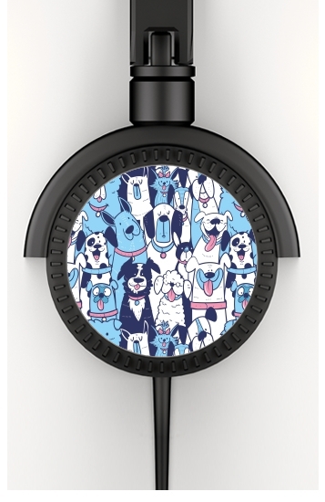  Dogs seamless pattern for Stereo Headphones To custom