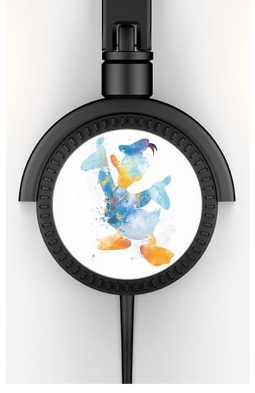  Donald Duck Watercolor Art for Stereo Headphones To custom