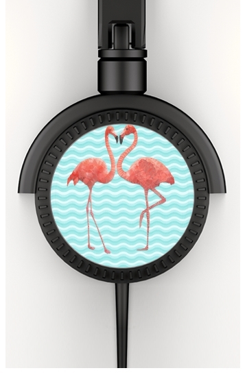  flamingo love for Stereo Headphones To custom