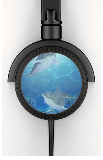  happy dolphins for Stereo Headphones To custom