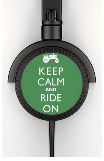  Keep Calm And ride on Tractor for Stereo Headphones To custom