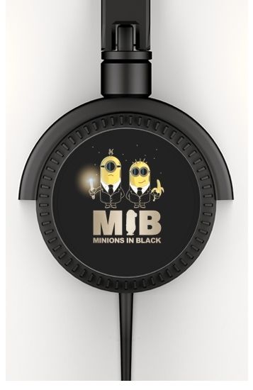  Minion in black mashup Men in black for Stereo Headphones To custom