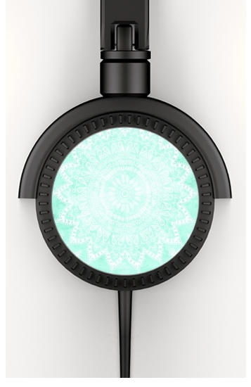  Mint Bohemian Flower Mandala for Stereo Headphones To custom