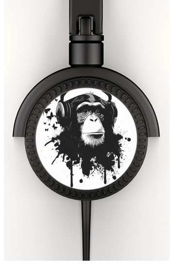  Monkey Business - White for Stereo Headphones To custom