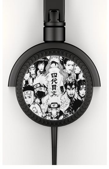  Naruto Black And White Art for Stereo Headphones To custom