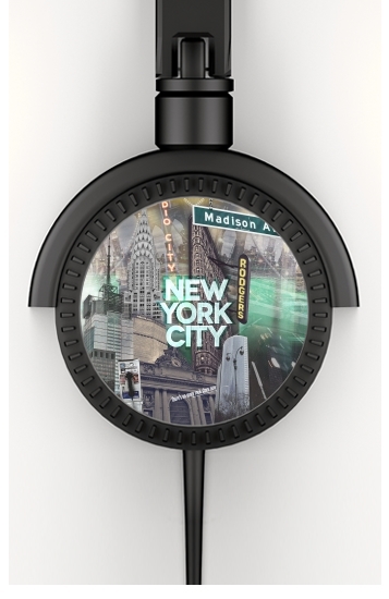  New York City II [green] for Stereo Headphones To custom