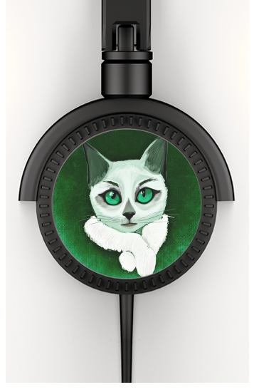  Painting Cat for Stereo Headphones To custom