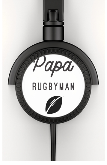  Papa Rugbyman for Stereo Headphones To custom