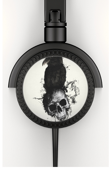  Raven and Skull for Stereo Headphones To custom
