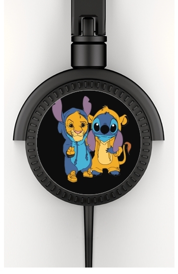  Simba X Stitch best friends for Stereo Headphones To custom
