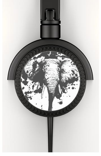  Splashing Elephant for Stereo Headphones To custom