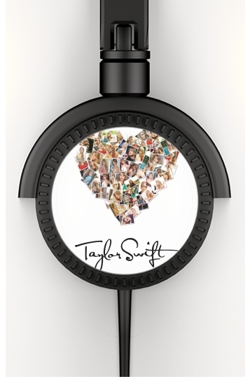  Taylor Swift Love Fan Collage signature for Stereo Headphones To custom