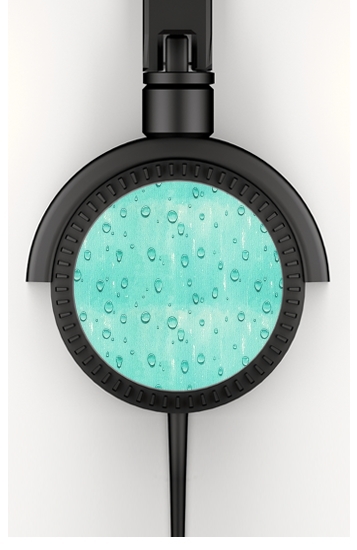  Water Drops Pattern for Stereo Headphones To custom