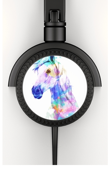  Watercolor Horse for Stereo Headphones To custom