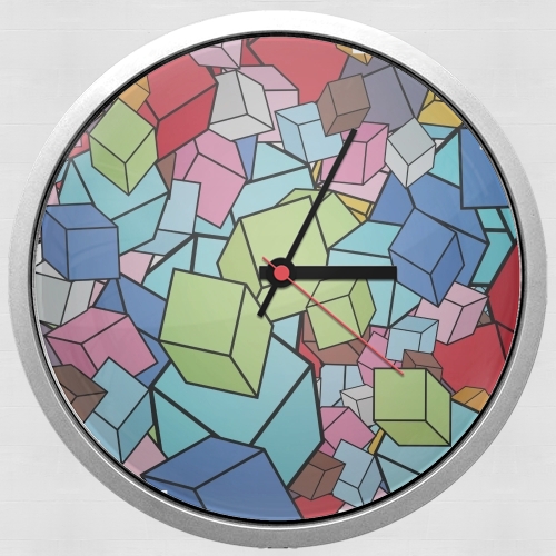  Abstract Cool Cubes for Wall clock