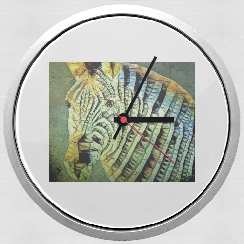  abstract zebra for Wall clock