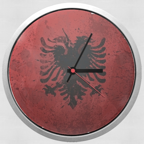  Albanie Painting Flag for Wall clock