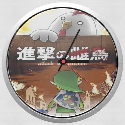  Attack On Chicken for Wall clock