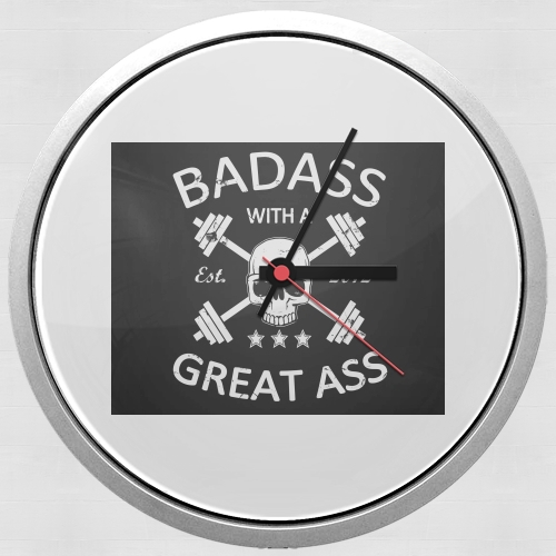  Badass with a great ass for Wall clock