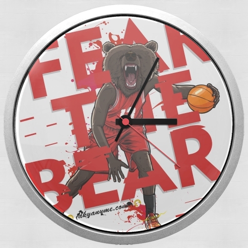 Beasts Collection: Fear the Bear for Wall clock