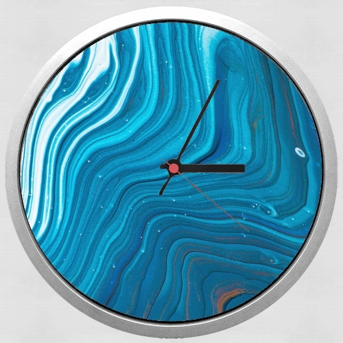  Blue Lava Pouring for Wall clock