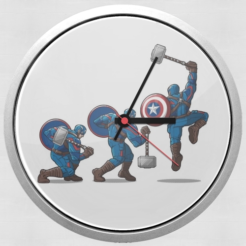  Captain America - Thor Hammer for Wall clock