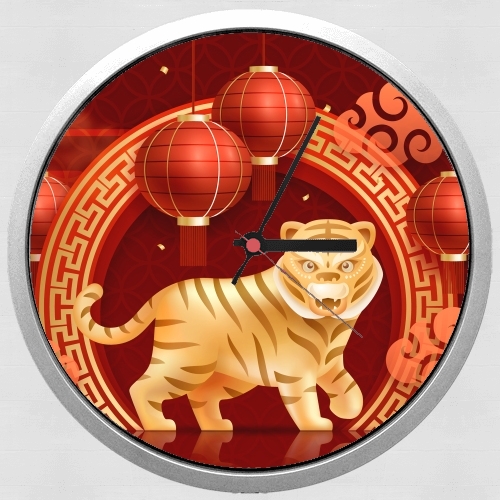 chinese new year Tiger for Wall clock