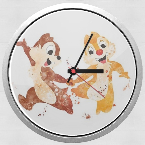  Chip And Dale Watercolor for Wall clock
