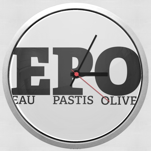  EPO Eau Pastis Olive for Wall clock