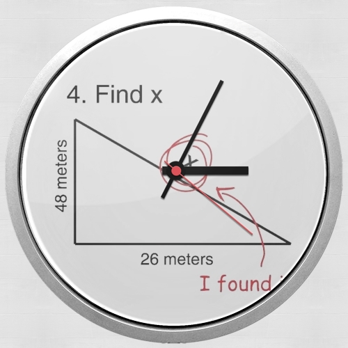  Find X Math Geek Peter Parker Spiderman for Wall clock