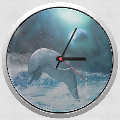  Freedom Of Dolphins for Wall clock