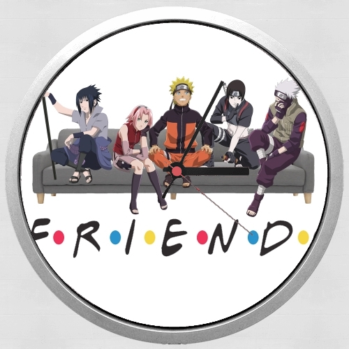  Friends parodie Naruto manga for Wall clock