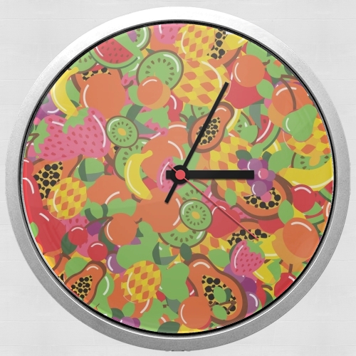  Healthy Food: Fruits and Vegetables V1 for Wall clock