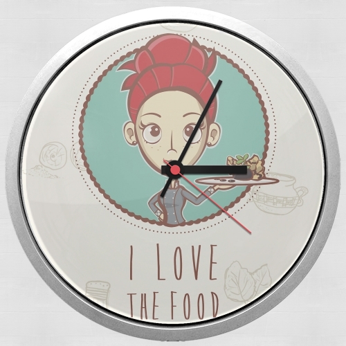  I love the food for Wall clock