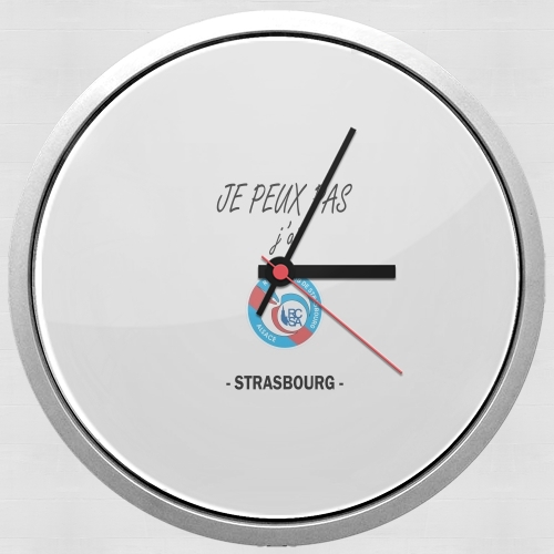  Je peux pas jai Strasbourg for Wall clock