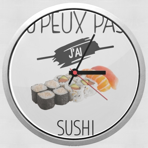  Je peux pas jai sushi for Wall clock