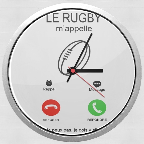  Le rugby mappelle for Wall clock