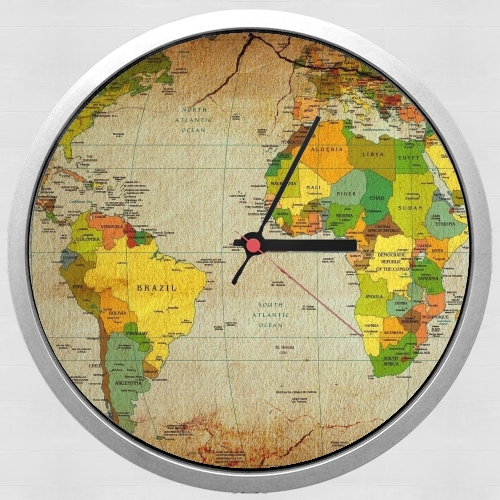  World Map for Wall clock