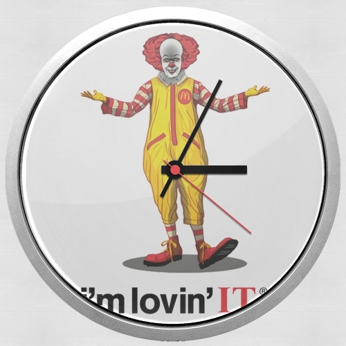  Mcdonalds Im lovin it - Clown Horror for Wall clock