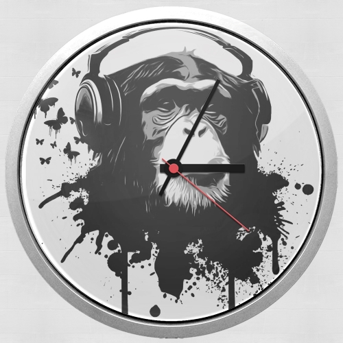  Monkey Business - White for Wall clock