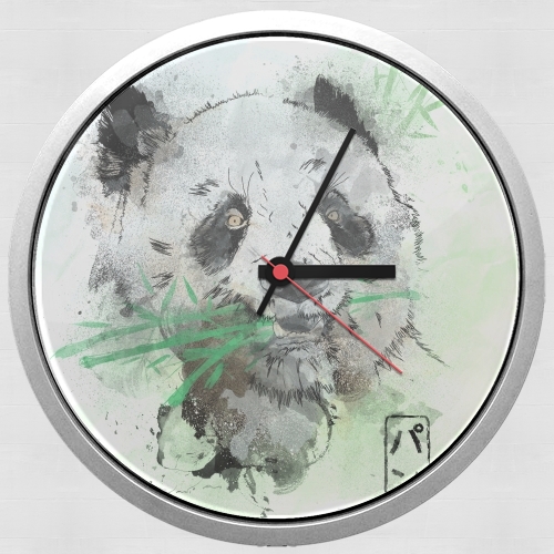  Panda Watercolor for Wall clock