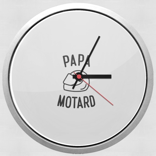  Papa Motard Moto Passion for Wall clock
