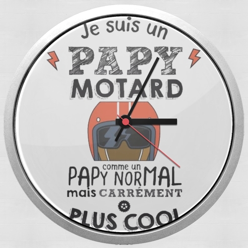  Papy motard for Wall clock
