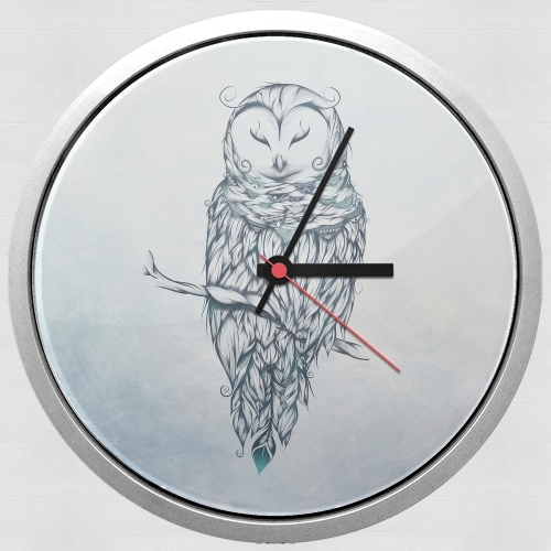  Snow Owl for Wall clock