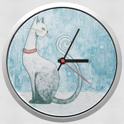  Winter Cat for Wall clock