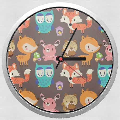  Woodland friends for Wall clock
