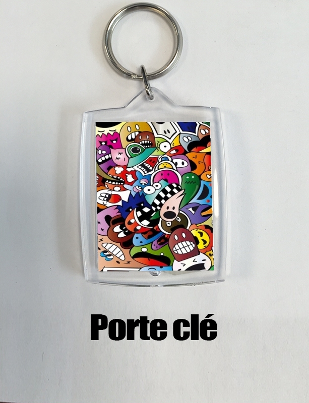  Cartoon for Personalized keychain