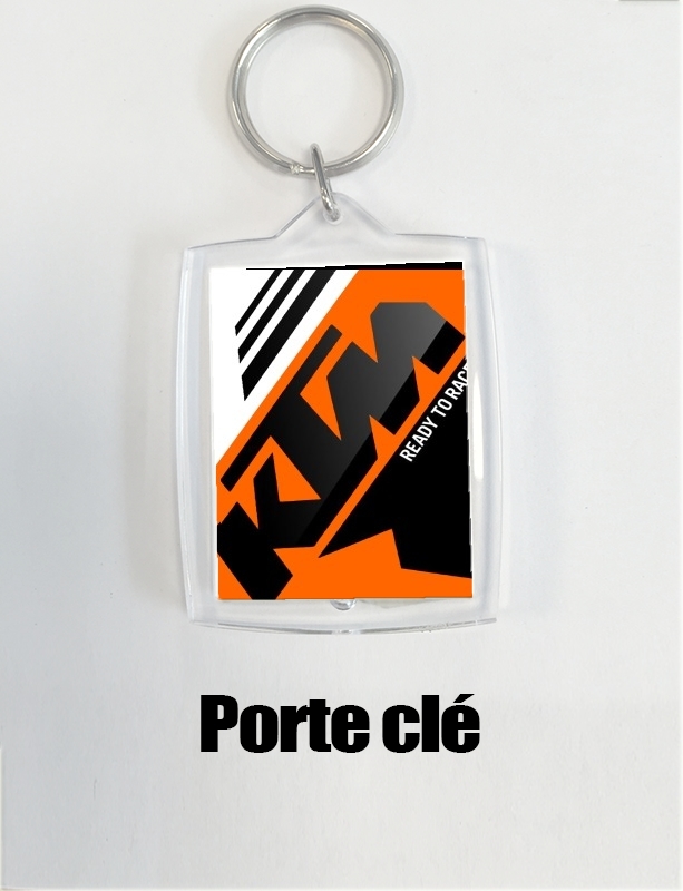  KTM Racing Orange And Black for Personalized keychain