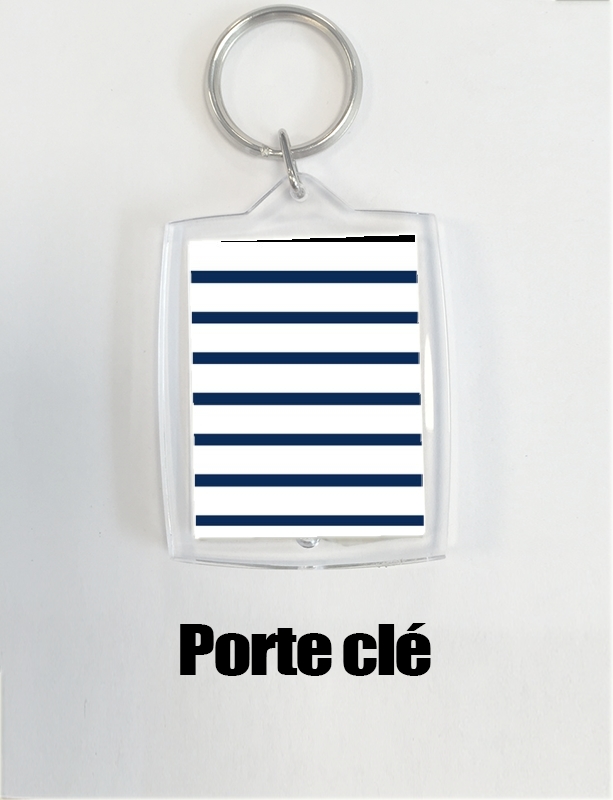 Marinière Blue / White for Personalized keychain